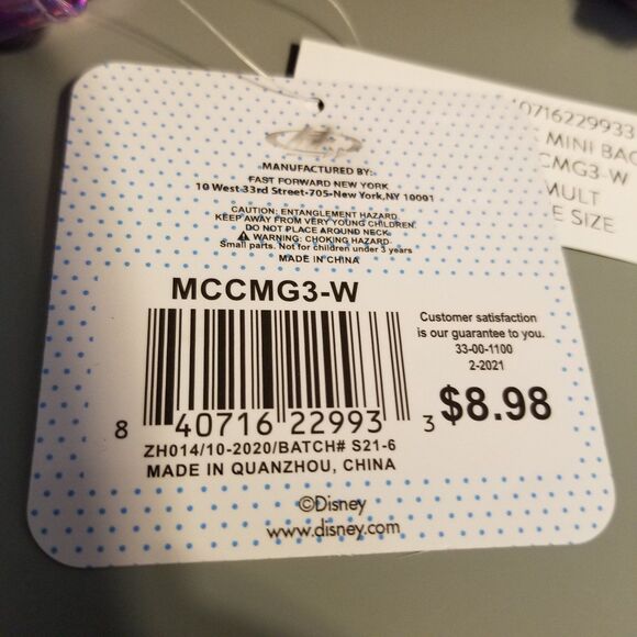 Fast Forward Disney Minnie Mouse licensed Backpack brand new - Picture 3 of 9